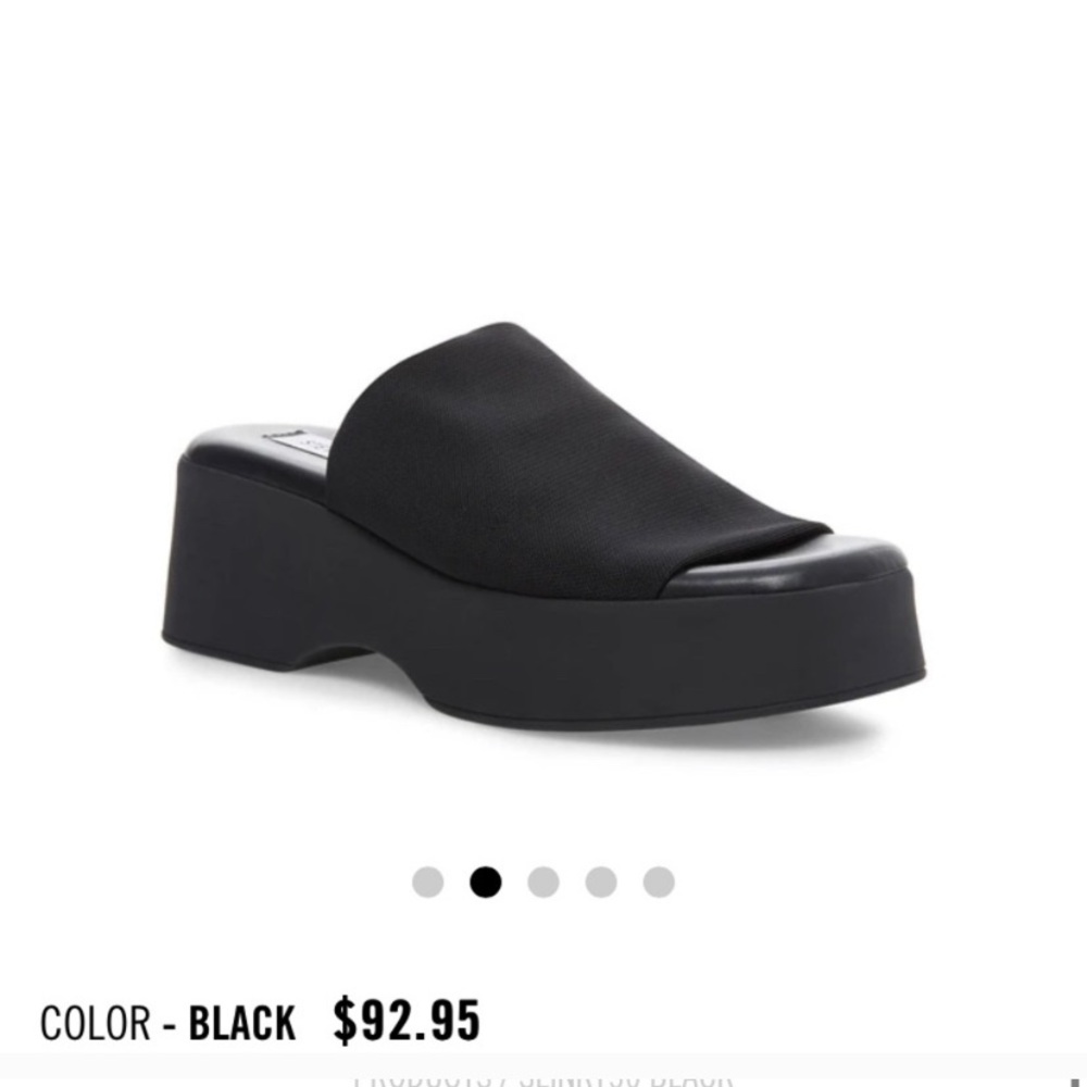 Slinky 30 Steve Madden Black Shoe